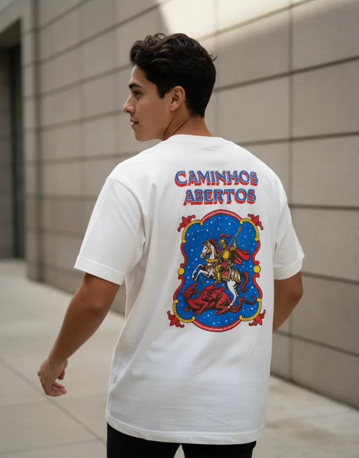 Camiseta São Jorge - Caminhos Abertos