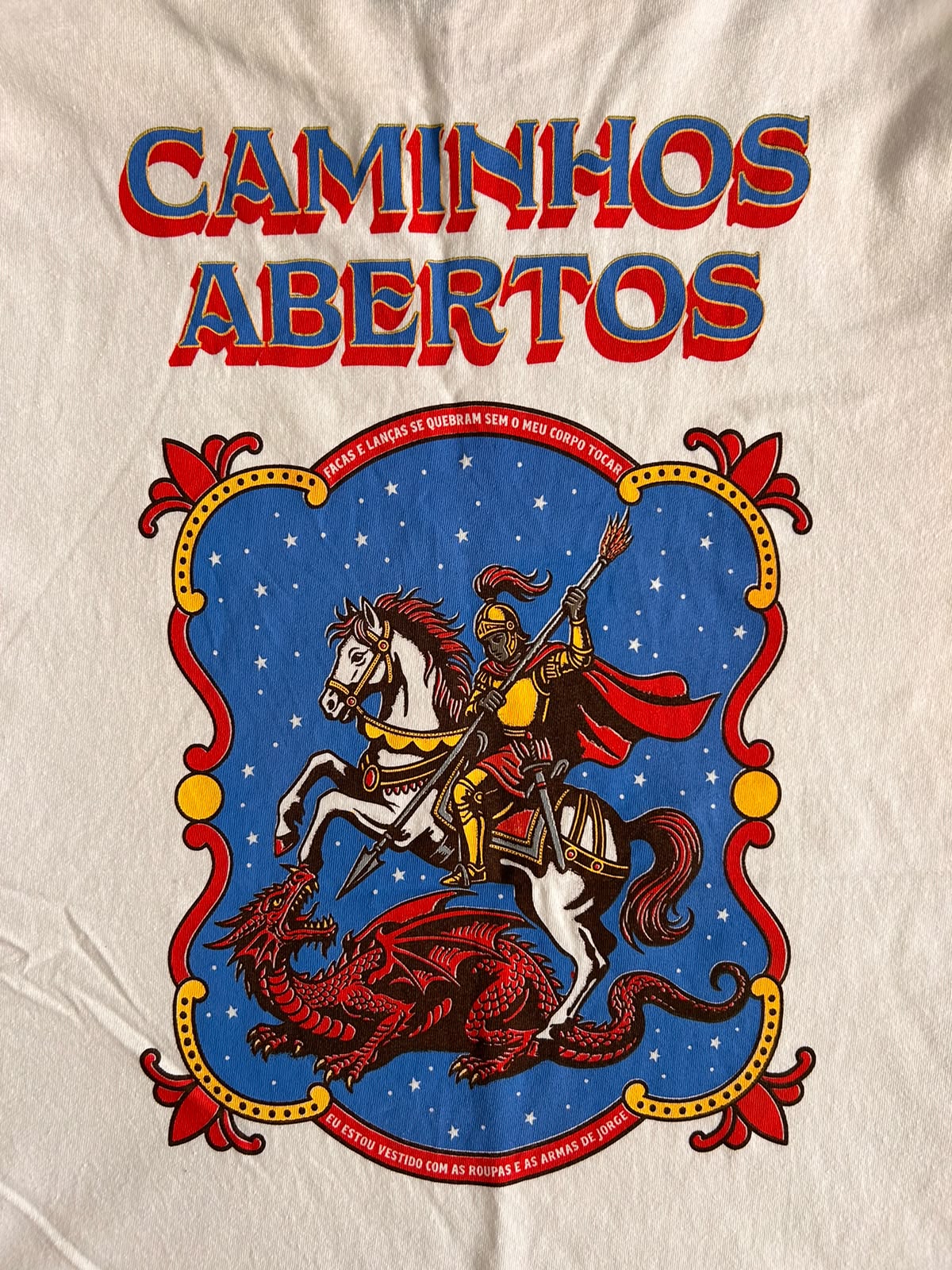 Camiseta São Jorge - Caminhos Abertos